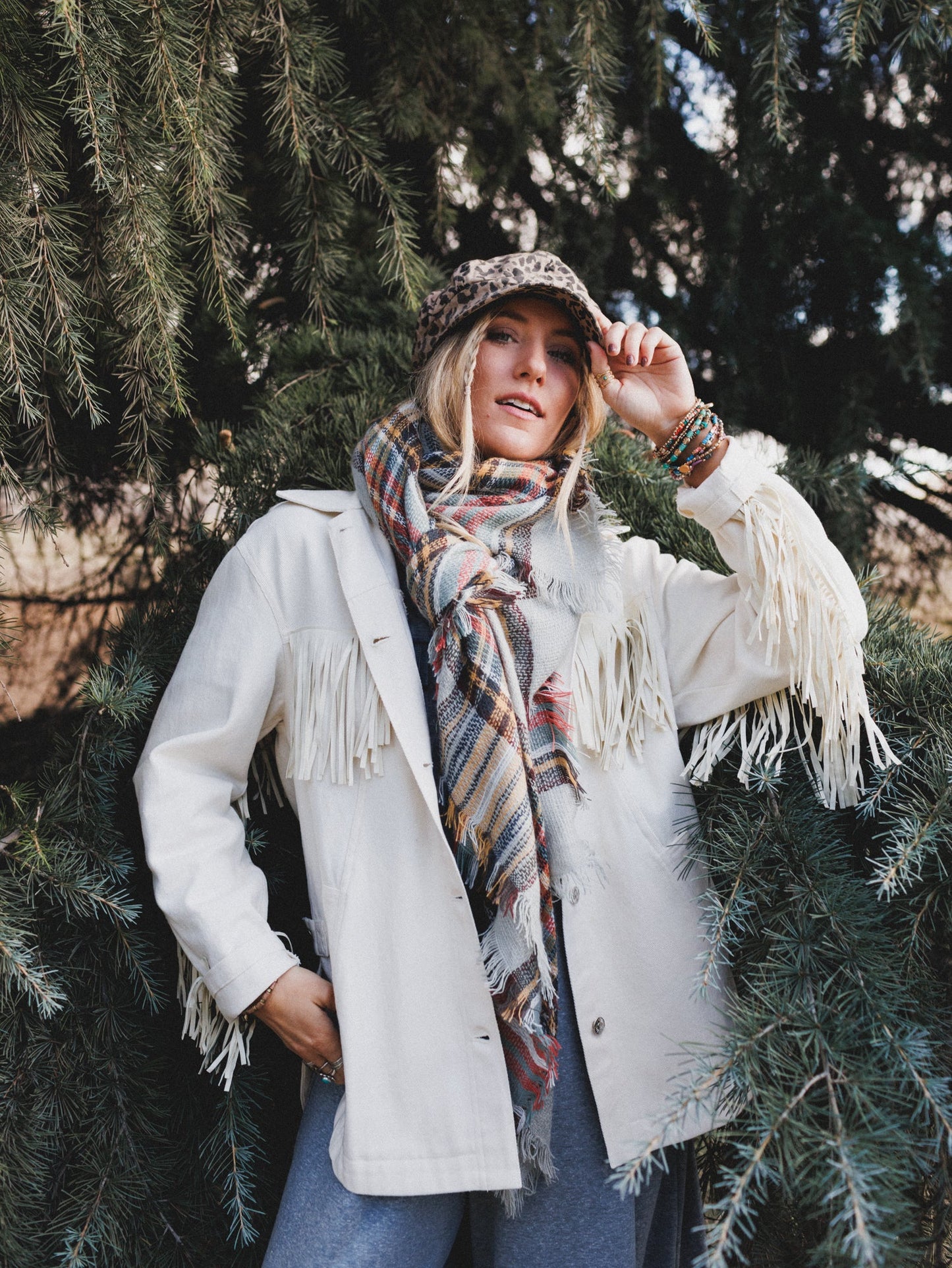 Jackson Hole Button Down Jacket - White