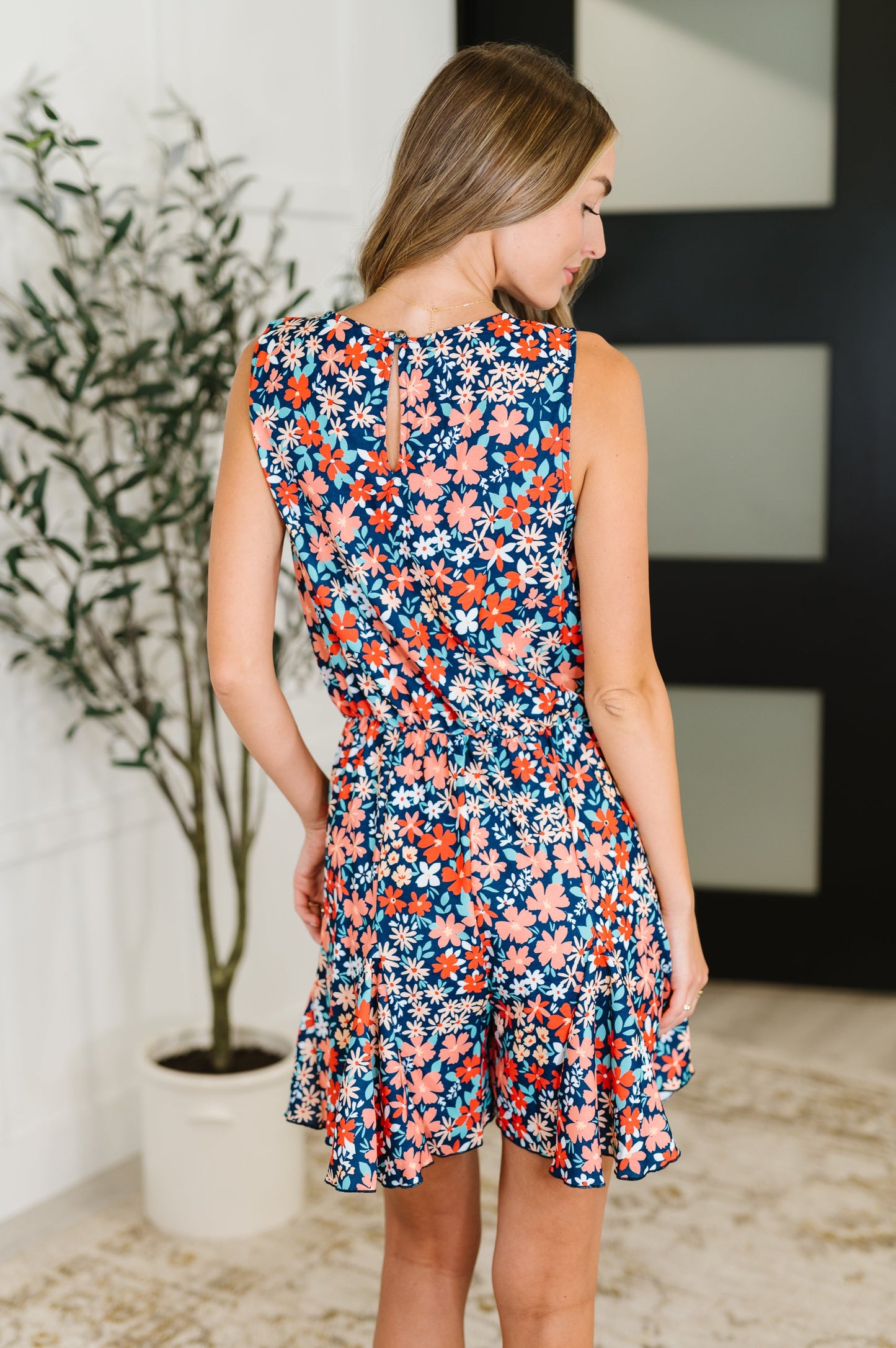 Hazel Blues® | Easy Does It Romper | Sleeveless Romper