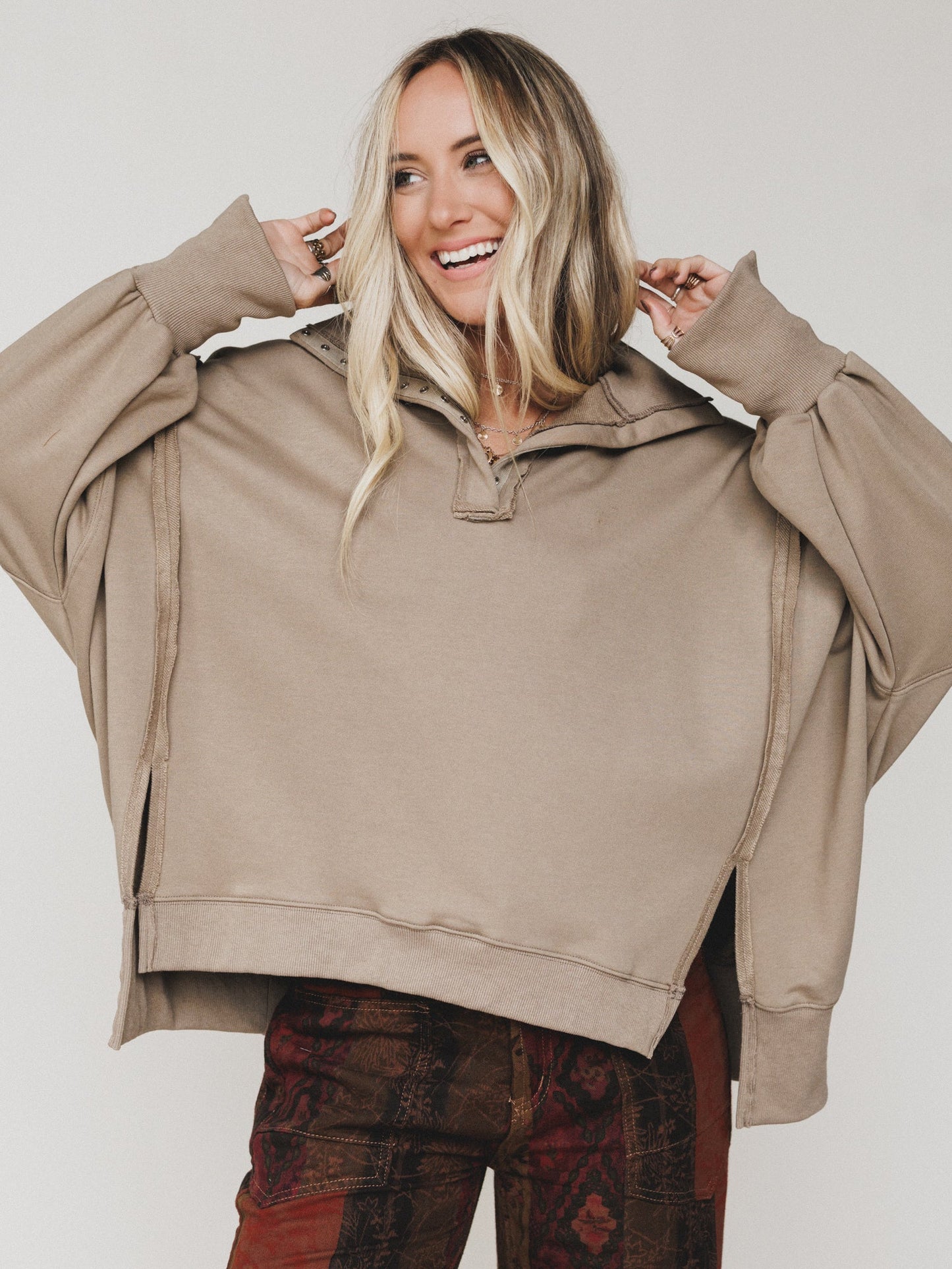 The Nest Stay Soft Top - Brown