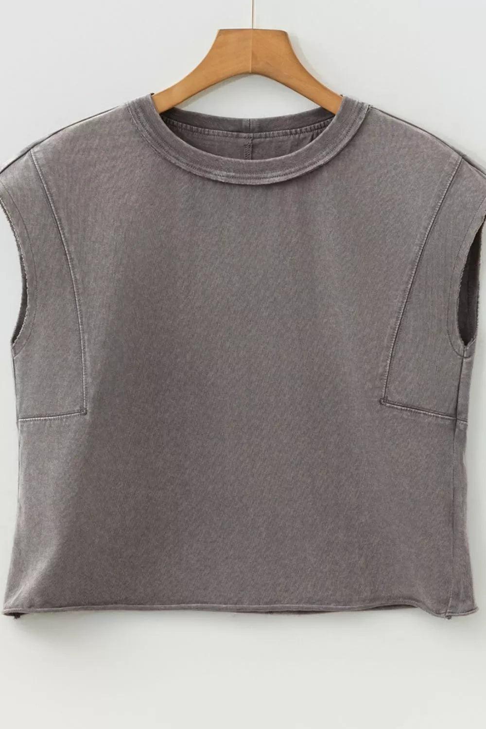 Hazel Blues® | Mineral Wash Boxy Fit Cotton Tank Top