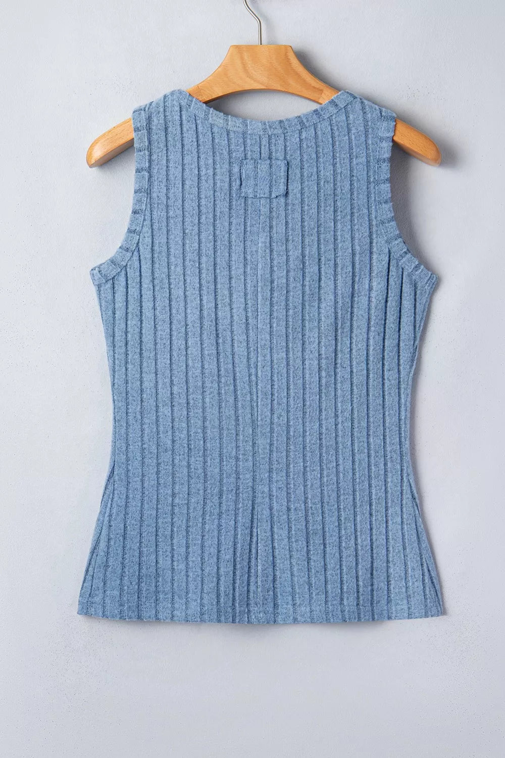 Hazel Blues® |  Slim Ribbed Mineral Wash Tank Top