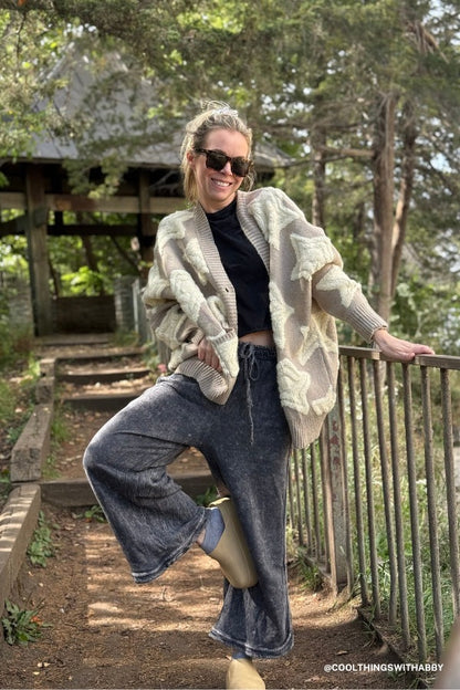 The Nest So Comfy Wide Leg Pant Petite Length - Navy