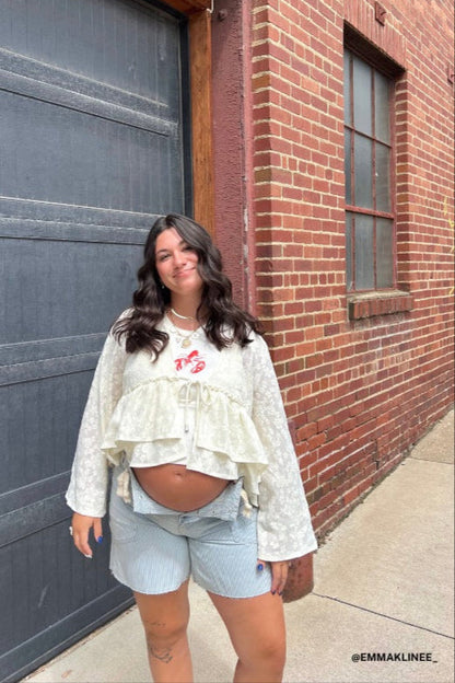 The Nest Wildflower Drift Top - Cream