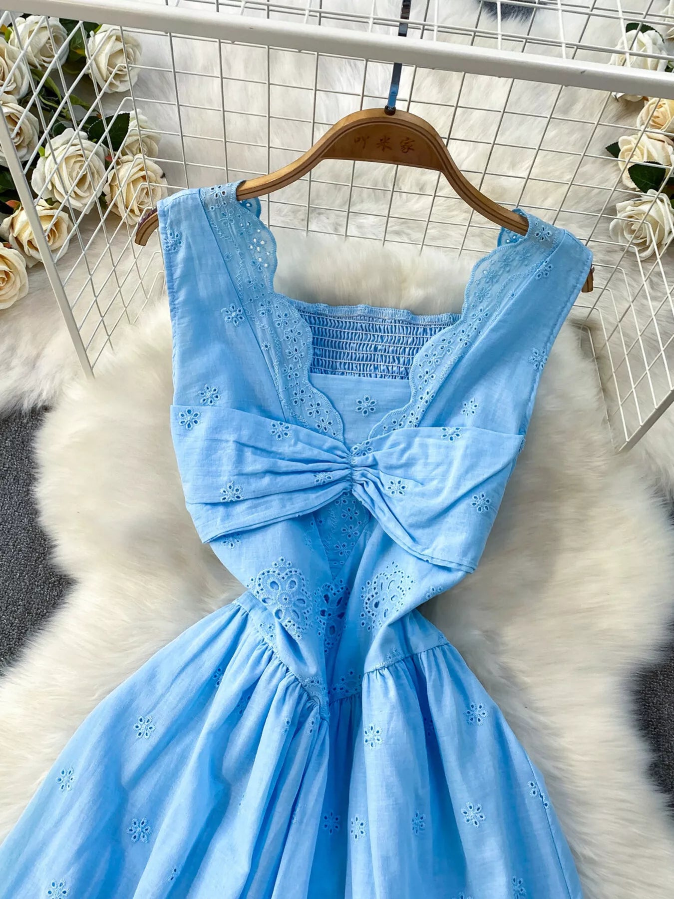 Hazel Blues® |  Lace Detail Sleeveless Dress