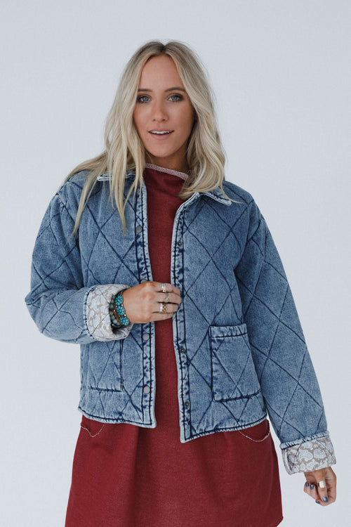 Echo Canyon Quilted Jacket - Medium Denim