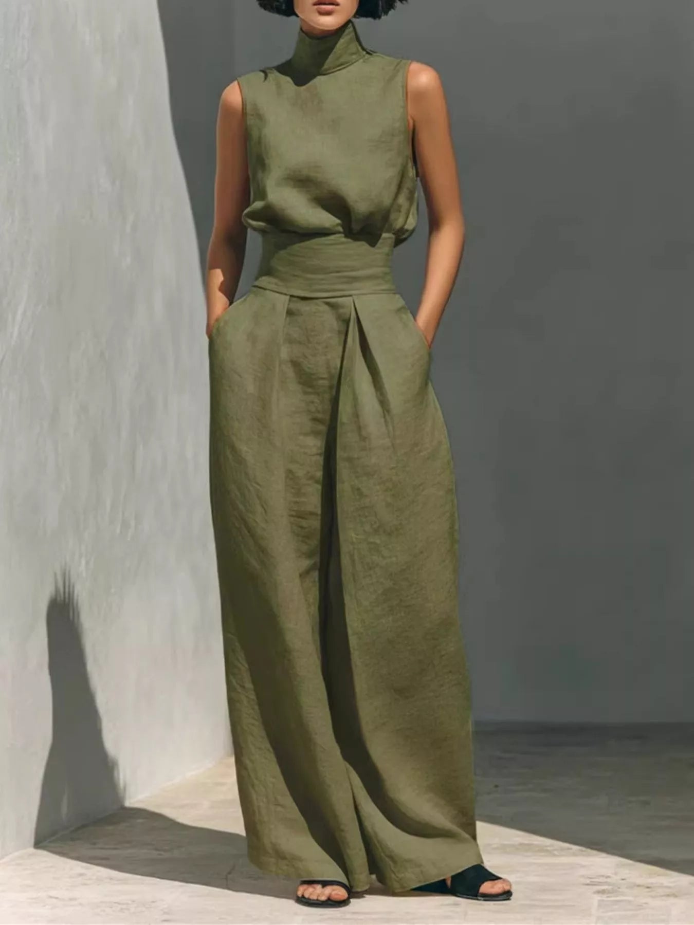 Hazel Blues® |  Easy Does It Pants | Wide Leg Pants
