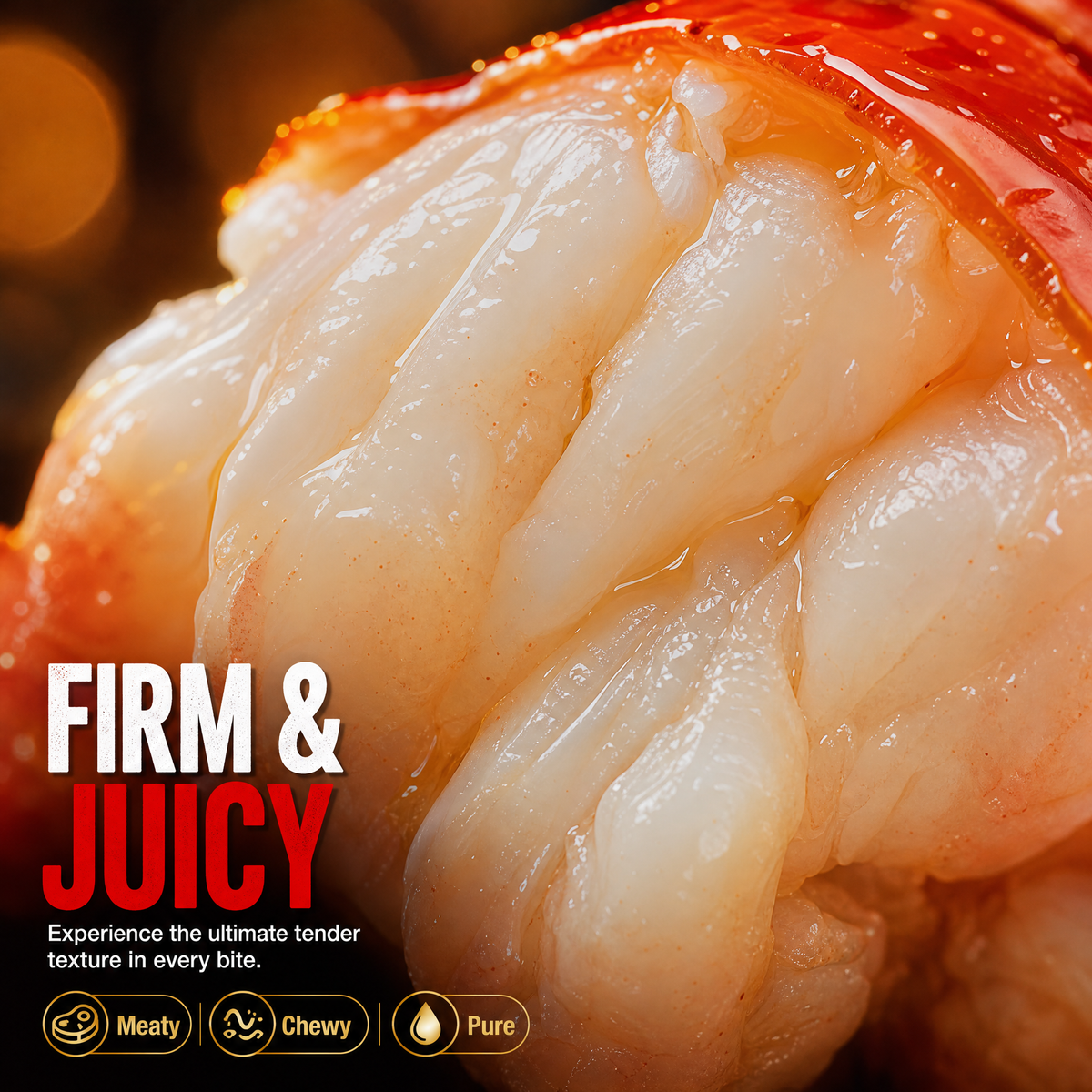 Fresh lobster tail meat with shell-Jani
