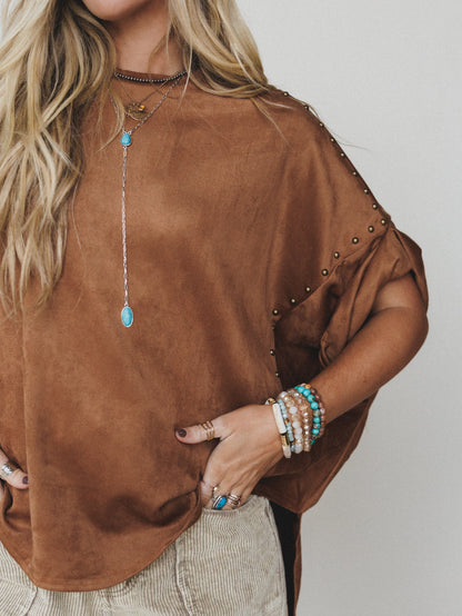 Tomcat Studded High Low Top - Camel