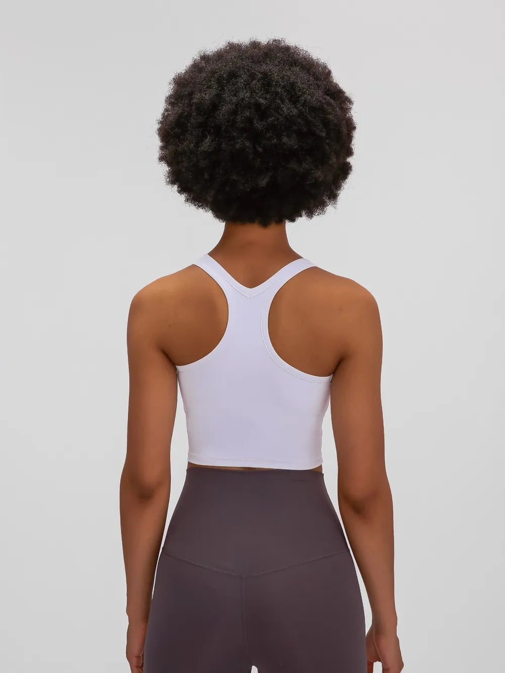 Hazel Blues® |  Millennia Scoop Neck Active Tank with Detachable Chest Pads