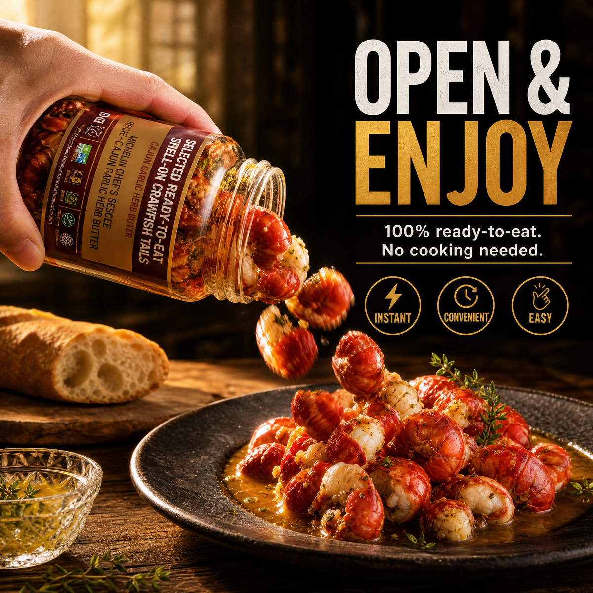 Fresh lobster tail meat with shell-Jani