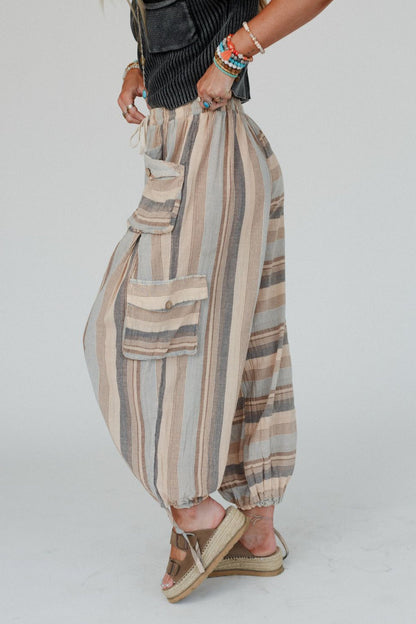 Perfect Journey Wide Leg Pants - Natural