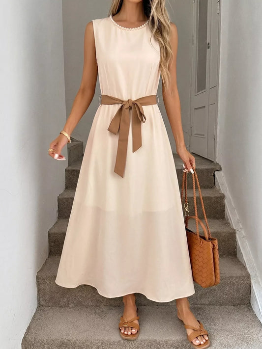 Hazel Blues® |  Sleeveless A-Line Midi Dre