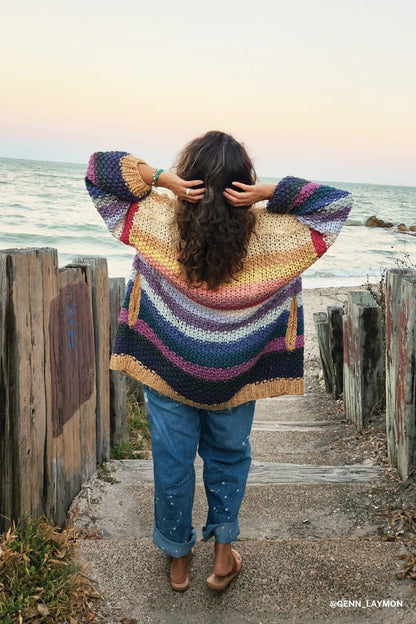 Wrapped up in Color Knit Cardigan - Neutral