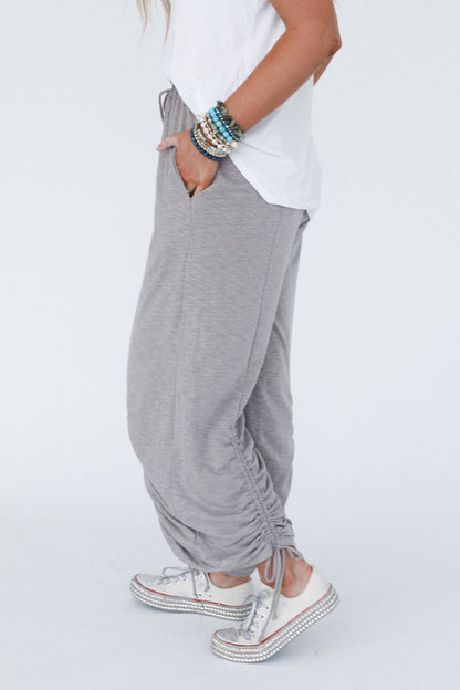 The Nest Solie Cinched Pants - Taupe