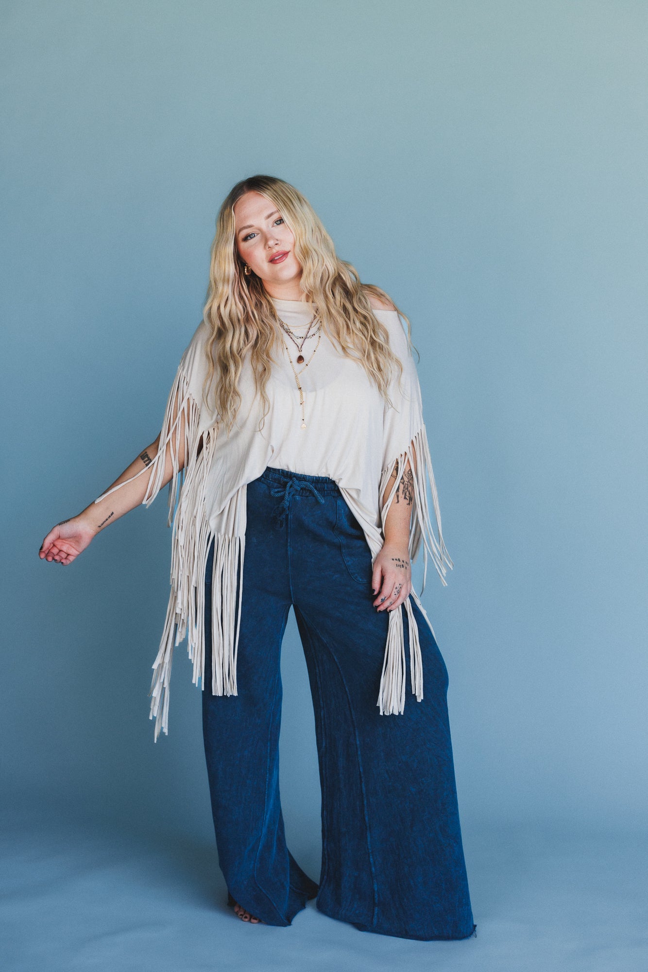 Relaxing Robin Wide Leg Pant - New Navy