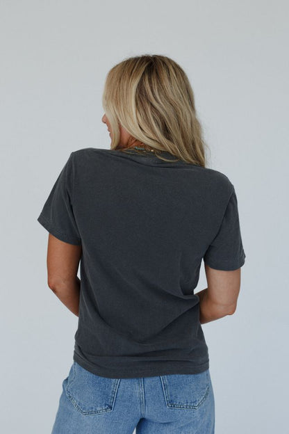 Keep Growing Graphic Tee - Charcoal