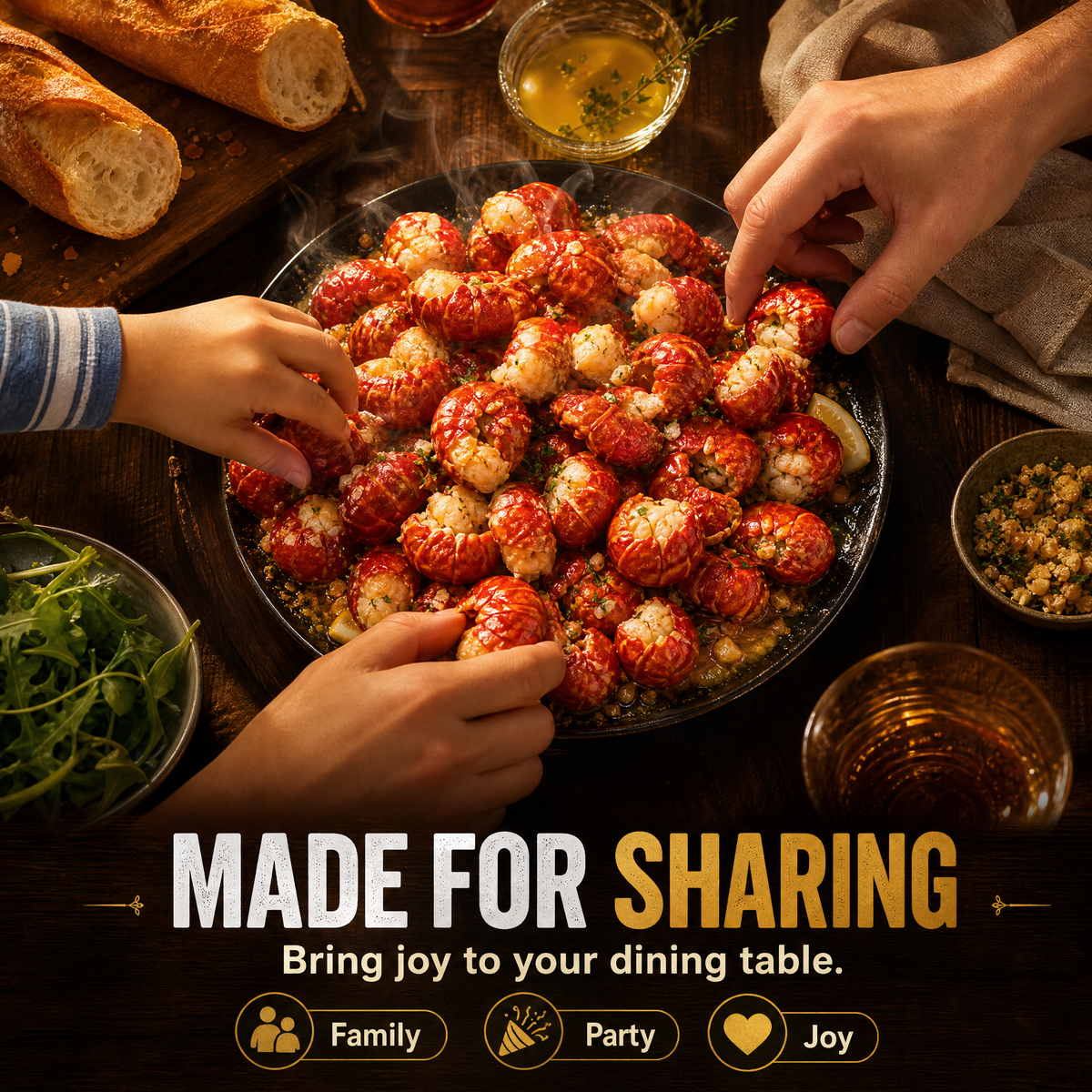 Fresh lobster tail meat with shell-Jani
