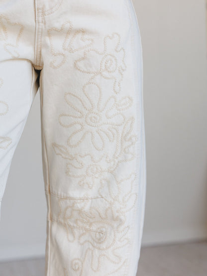 Groove Bloom Pants - Beige