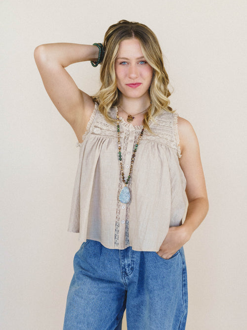 Soft Light Top - Oatmeal