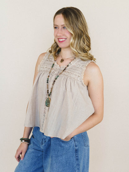 Soft Light Top - Oatmeal