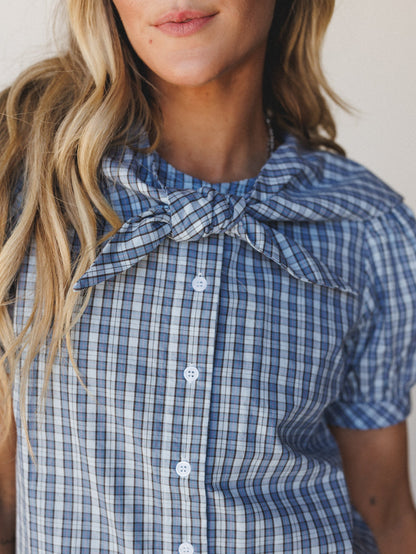 Sailor Thoughts Blouse - Dusty Blue