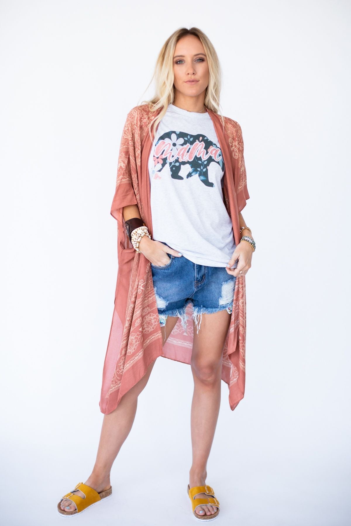 Stay Magical Kimono - Orange