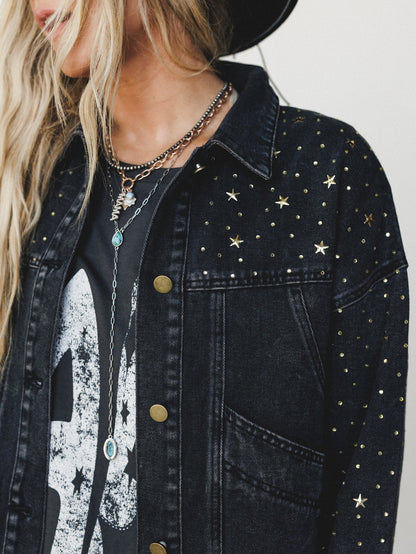 Written In The Stars Denim Jacket - Black