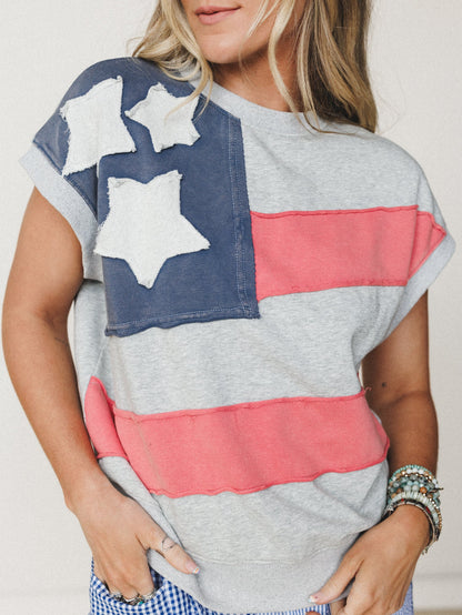 Freedom Bound Top - Heather Gray