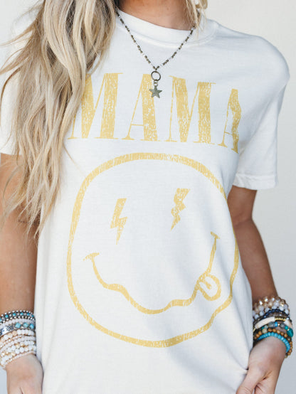 Happy Mama Tee - Ivory