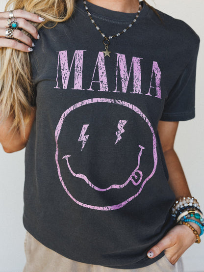 Happy Mama Tee - Pepper