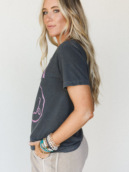 Happy Mama Tee - Pepper