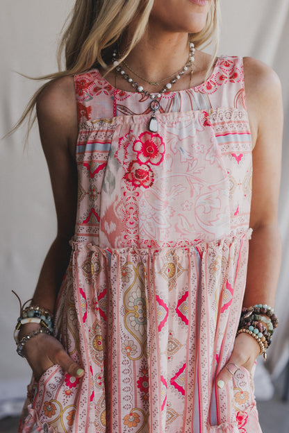 Maris Maxi Dress - Coral