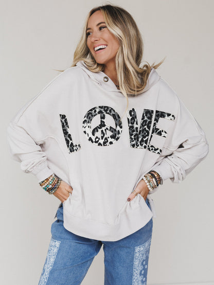 Wild Heart Love Top - Grey