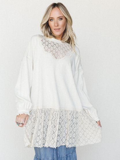 Spring Lily Tunic - Ecru