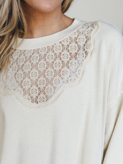 Spring Lily Tunic - Ecru