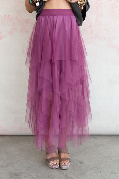 Boho Ballerina Skirt - Mauve