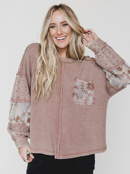 Daytime Cozy Top - Mocha