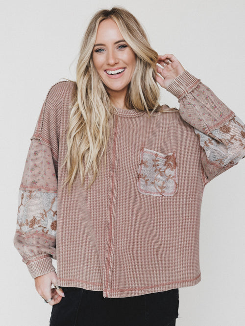 Daytime Cozy Top - Mocha