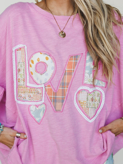 All In Love Tee - Candy Pink