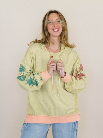 South Beach Sands Hoodie Pullover - Pear
