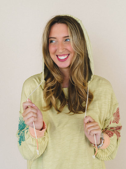 South Beach Sands Hoodie Pullover - Pear