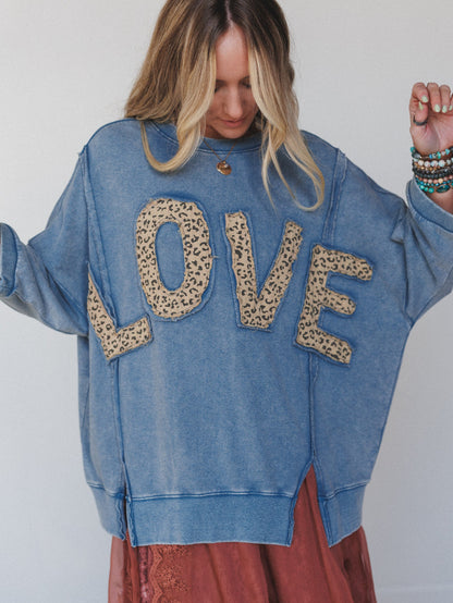 Love Wild Top - Denim