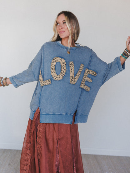 Love Wild Top - Denim