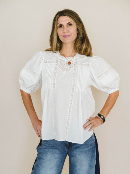 A Dose of Whimsy Blouse - White