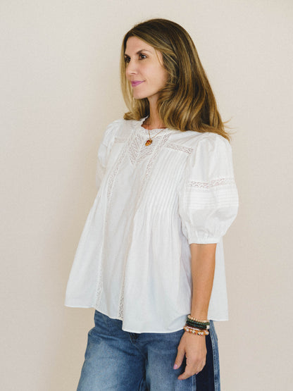 A Dose of Whimsy Blouse - White