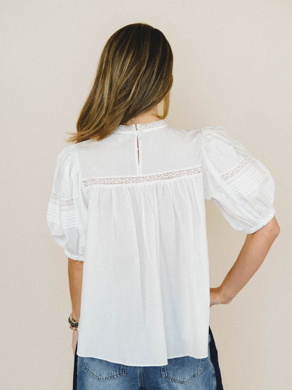 A Dose of Whimsy Blouse - White