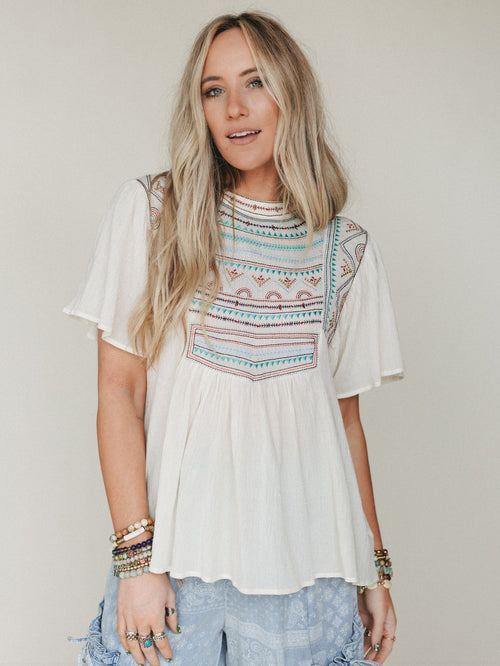 Storybook Song Blouse
 - Natural