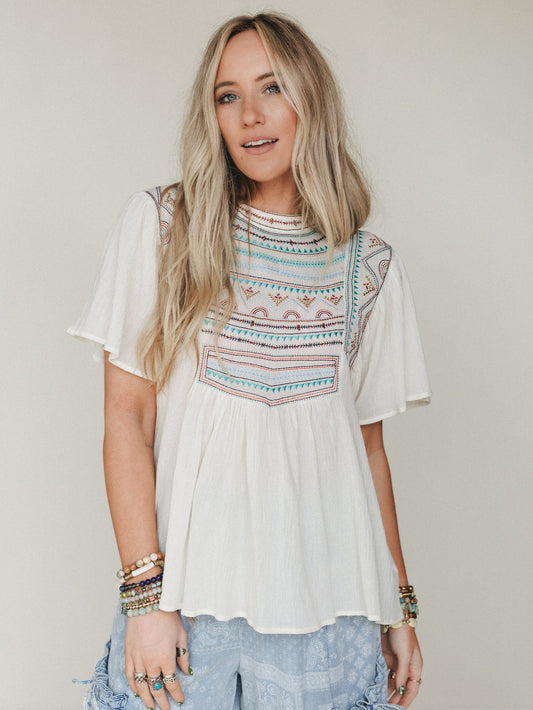 Storybook Song Blouse
 - Natural
