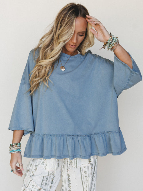 Wild Love Tee - Navy