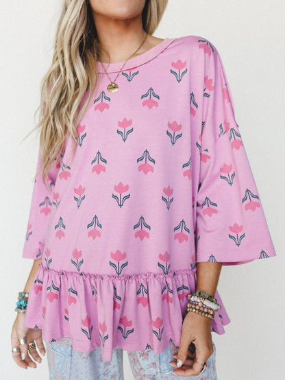Little Moments Tee
 - Dusty Rose